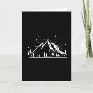 Nature Mountains Snow Travel Holiday Hiking Fan Gi Card