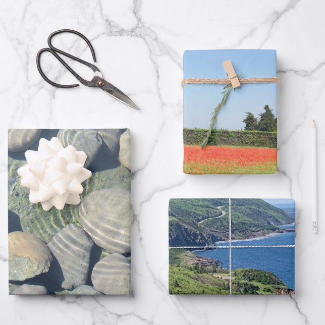 Nature Naturally Wrapping Paper Sheets (Front)