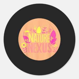 Nature Nexus - Harmonic Nature For Environmental P Classic Round Sticker