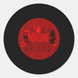 Nature Nexus - Harmonic Nature For Environmental P Classic Round Sticker