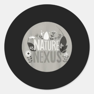 Nature Nexus - Harmonic Nature For Environmental P Classic Round Sticker