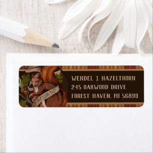 Nature Nut Squirrel Label