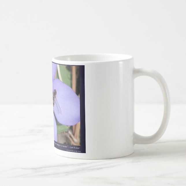 Nature Of  Love Birds-Foot Violet Coffee Mug (Right)