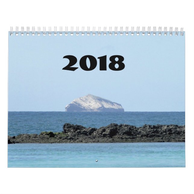 nature of the Galapagos islands Calendar (Cover)