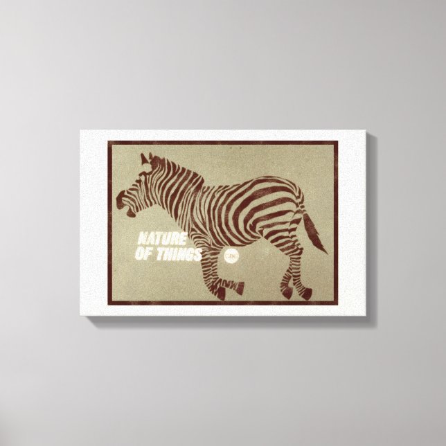 Nature of Things - 1966 promo graphic Canvas Print (Front)