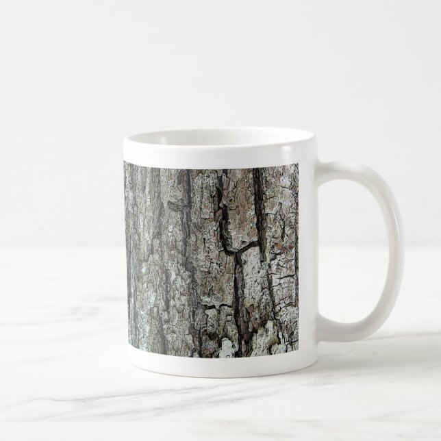 Nature Old Pine Bark Coffee Mug (Right)