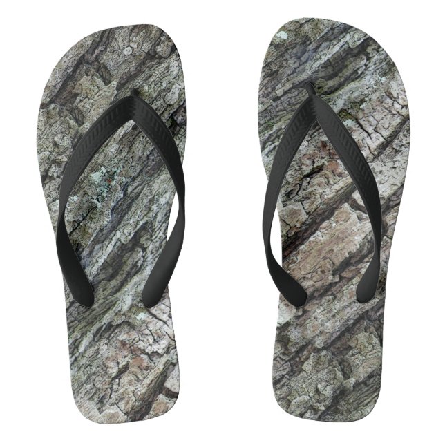 Nature Old Pine Bark Flip Flops (Footbed)