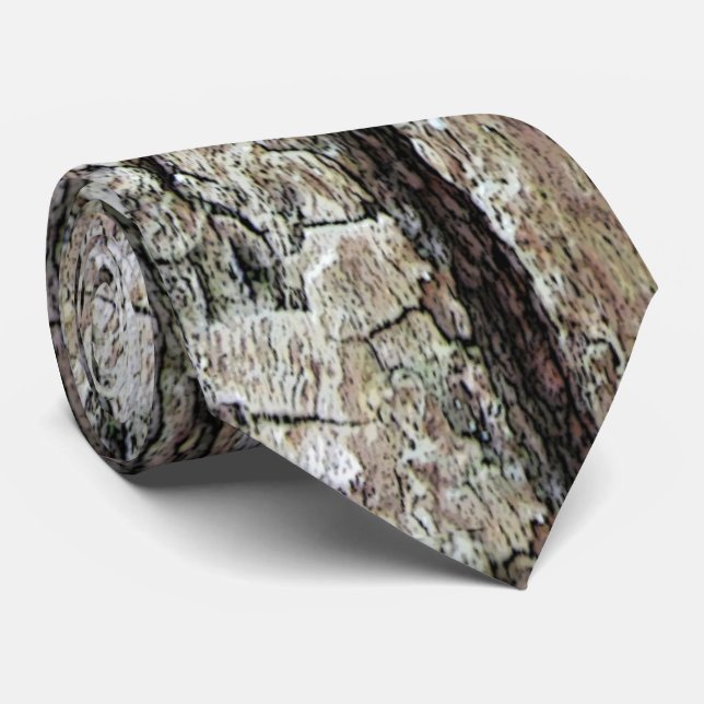 Nature Old Pine Bark Tie (Rolled)