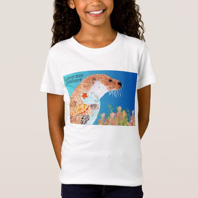 Nature Otter T-Shirt (Front)