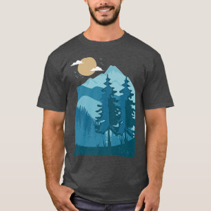 Nature Outdoor Hiking Travel AdventureMidnight For T-Shirt