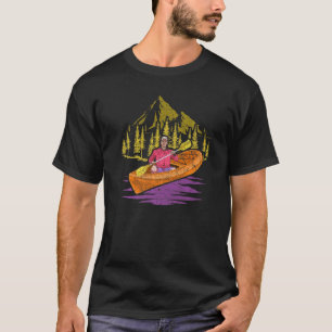 Nature Outdoor Sport Mountains Kayak Paddling Kaya T-Shirt