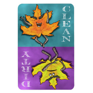 Nature Pal Maple Dishwasher Magnet | Clean & Dirty