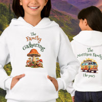 Nature Personalizable White Retro Family Reunion