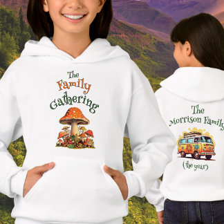 Nature Personalizable White Retro Family Reunion