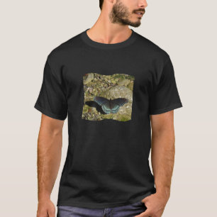 Nature Photo Blue and Black Butterfly T-Shirt