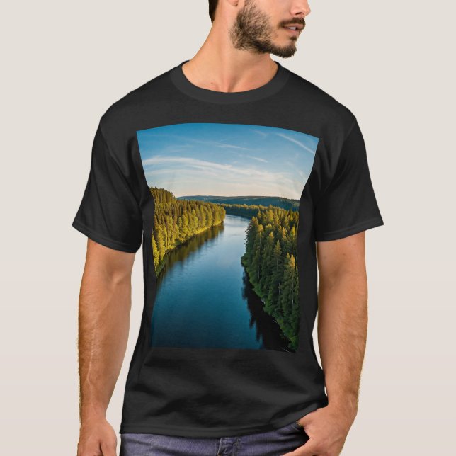 "Nature Photo Men’s T-Shirt – Beautiful Outdo (Front)