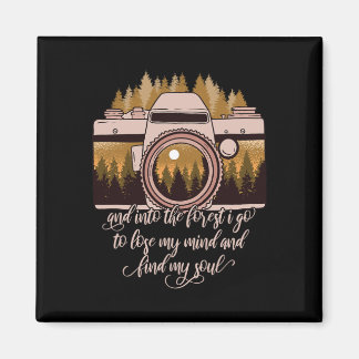 Nature Photograph Photography - And Into The Fores Magnet