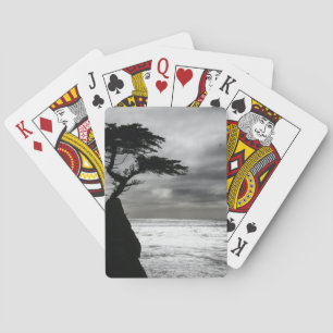 Nature Photography Black and White Playing Cards