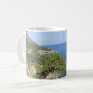 Nature Photography Mediterranean Mountain & Sea Coffee Mug