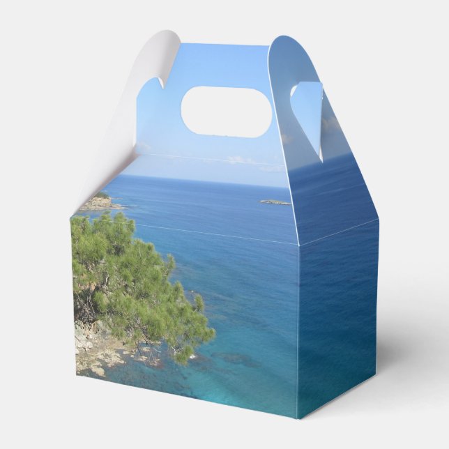 Nature Photography Mediterranean Mountain & Sea Favour Box (Front Side)