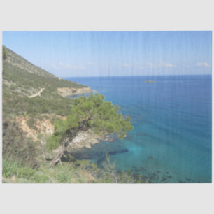 Nature Photography Mediterranean Mountain & Sea Tissue Paper