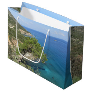 Nature Photography Mediterranean Mountain & Sea Wr Large Gift Bag
