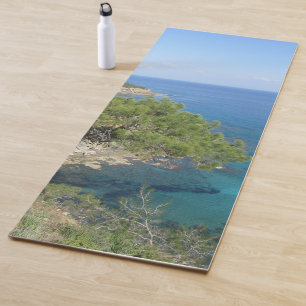 Nature Photography Mediterranean Mountain & Sea Yoga Mat