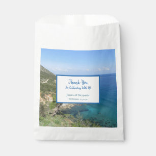 Nature Photography Mediterranean Sea Wedding Favour Bags
