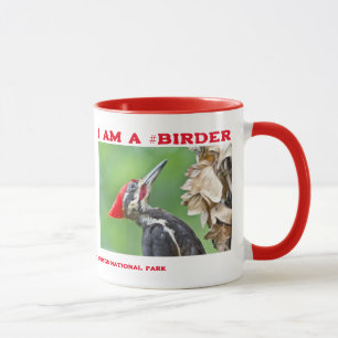 Nature Photography Pileated Woodpecker Birder Mug