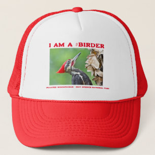 Nature Photography Pileated Woodpecker Birder  Trucker Hat