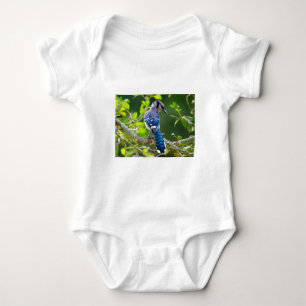Nature Photography Shy Blue Jay Apparel Gifts Baby Bodysuit
