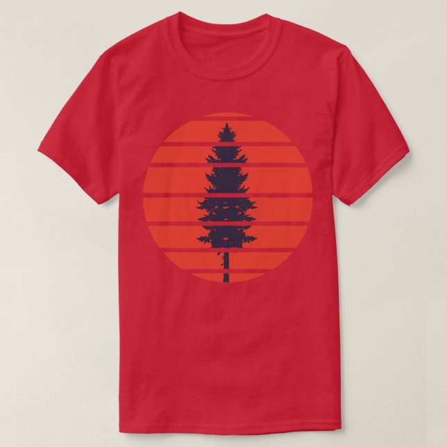nature pine tree 1 T-Shirt (Design Front)