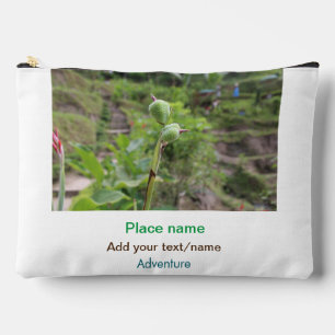 Nature plants photography beach water travel name accessory pouch