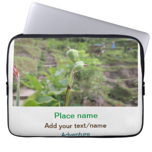 Nature plants photography beach water travel name laptop sleeve