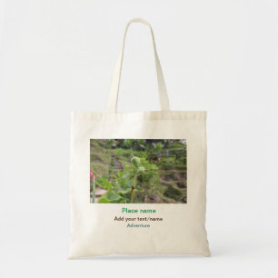 Nature plants photography beach water travel name tote bag