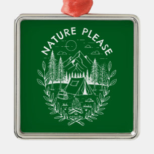 Nature Please Metal Tree Decoration