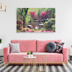 Nature Pond Gibbs Garden Photograph Canvas Print