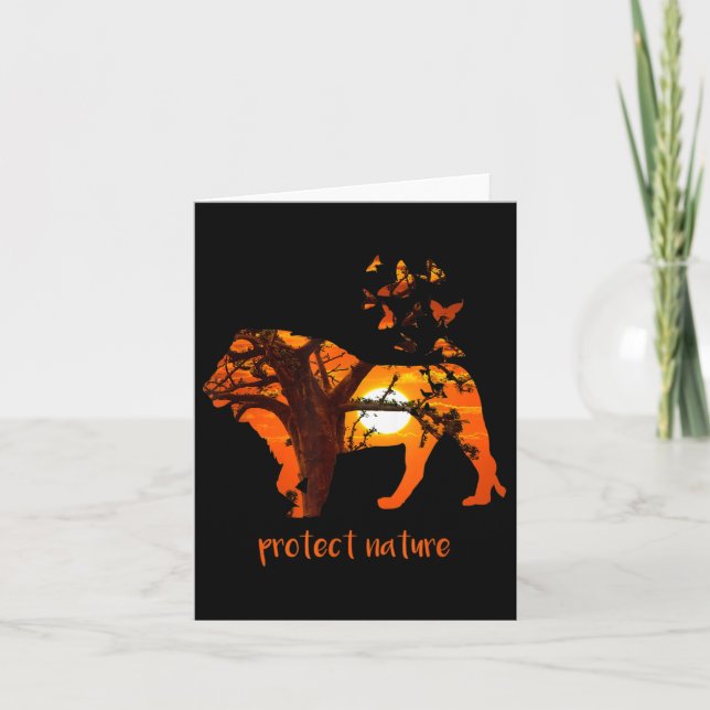 Nature Protection Environmental Protection Climate Card (Front)