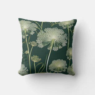 Nature Queen Anne's Lace Pattern Cushion