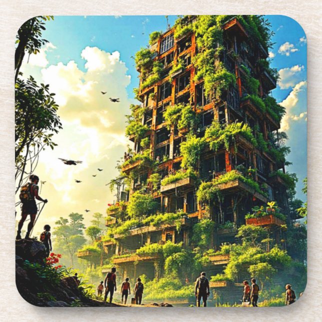 Nature Reclaims Urbanity Coaster (Front)