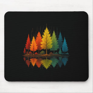 Nature Reflection Forest Trees Outdoor Wildlife Hi Mouse Mat