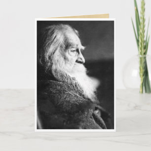 "Nature remains" Walt Whitman Environment Quote Card