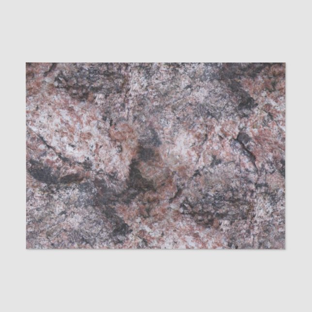 Nature Rock Texture Pinkish Tissue Paper (Front)