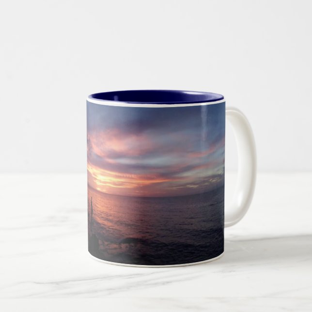Nature’s Beauty Haleiwa Oahu Two-Tone Coffee Mug (Front Right)