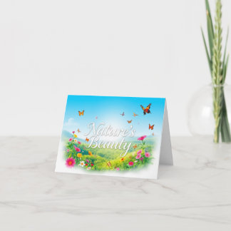 Nature’s Beauty Thank You Card