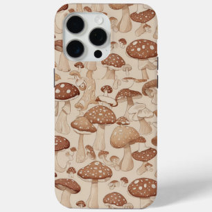 Nature’s Delight: Mushroom-Themed Artwork iPhone 15 Pro Max Case