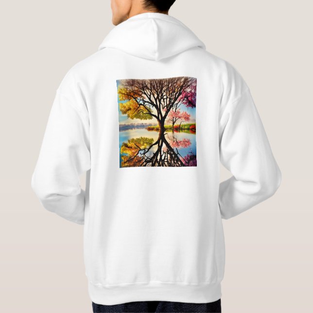"Nature’s Embrace: Hoodie Collection" (Back)
