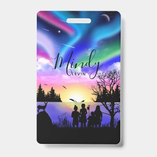 Nature’s Embrace ID Badge