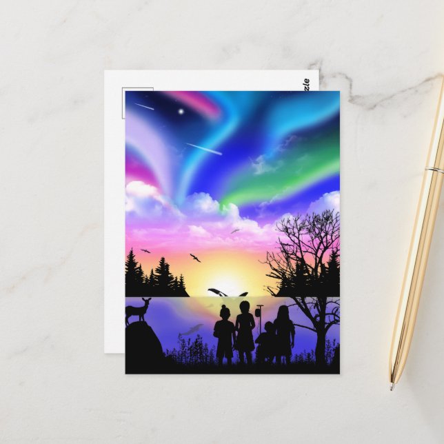 Nature’s Embrace Postcard (Front/Back In Situ)