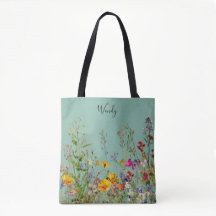 Nature’s Garden Personalised Tote Bag